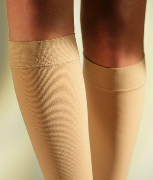 Медицинские компрессионные гольфы для женщин и мужчин Sigvaris Medical Cotton Xtra второго класса компрессии с закрытым носком (мыском)