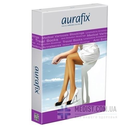 Компрессионные колготы для беременных Aurafix 2 класс компрессии с закрытым носком