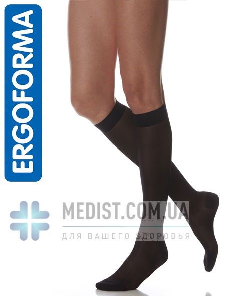 Компрессионные гольфы ERGOFORMA 2 класс компрессии с закрытым носком для женщин
