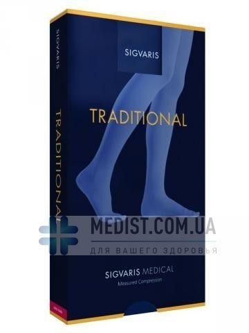 30% КАУЧУКА в составе - Компрессионные чулки SIGVARIS MEDICAL TRADITIONAL 2 класс компрессии с открытым носком для женщин и мужчин