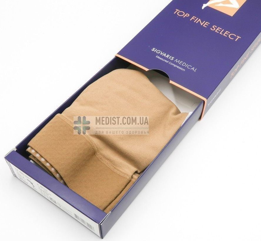 Компрессионные чулки SIGVARIS TOP FINE SELECT 1 класс компрессии с закрытым носком для женщин и мужчин