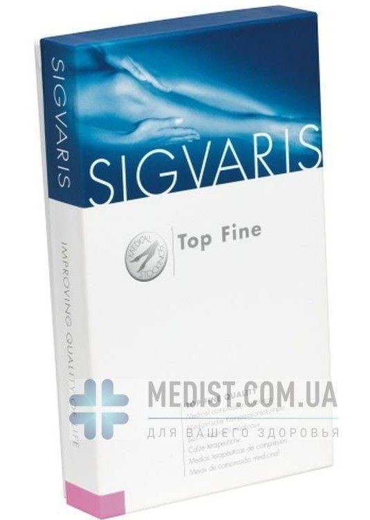 Компрессионные колготы SIGVARIS TOP FINE SELECT 2 класс компрессии с закрытым носком для женщин и мужчин