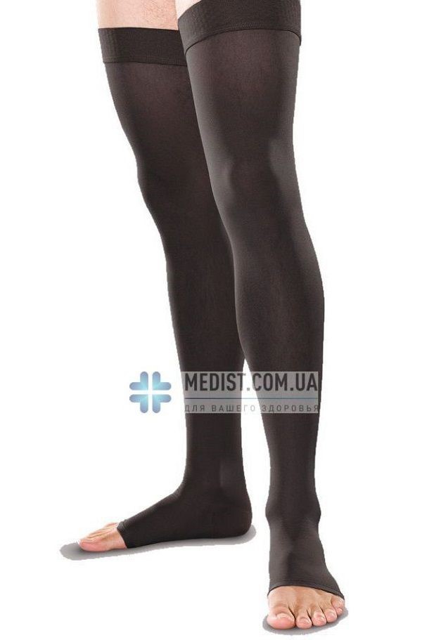 Алком 6053 мужские компрессионные чулки от варикоза 3 класс компрессии открытый носок (мысок)