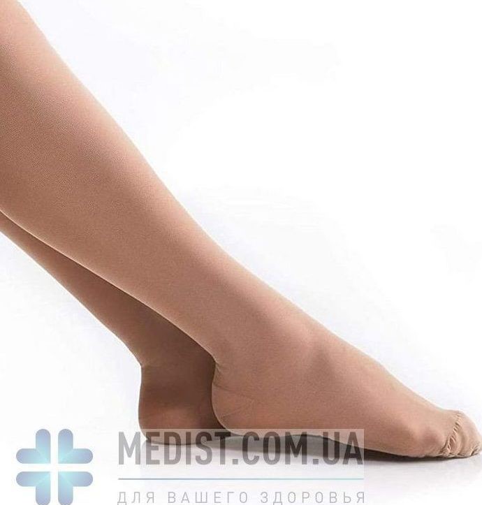 Колготы для беременных Lauma medical медицинские компрессионные профилактические, закрытый носок