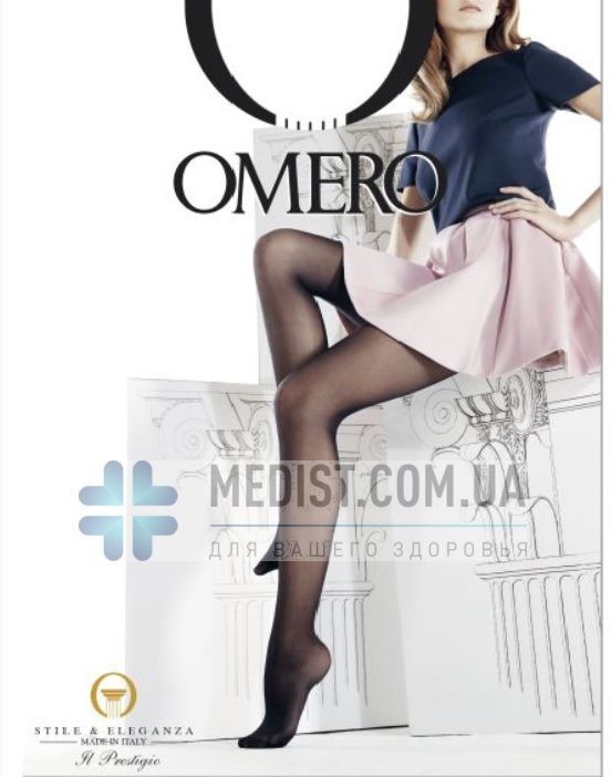 Женские полупрозрачные колготки Omero Iride 30 den с классической посадкой на талии МИКРОФИБРА