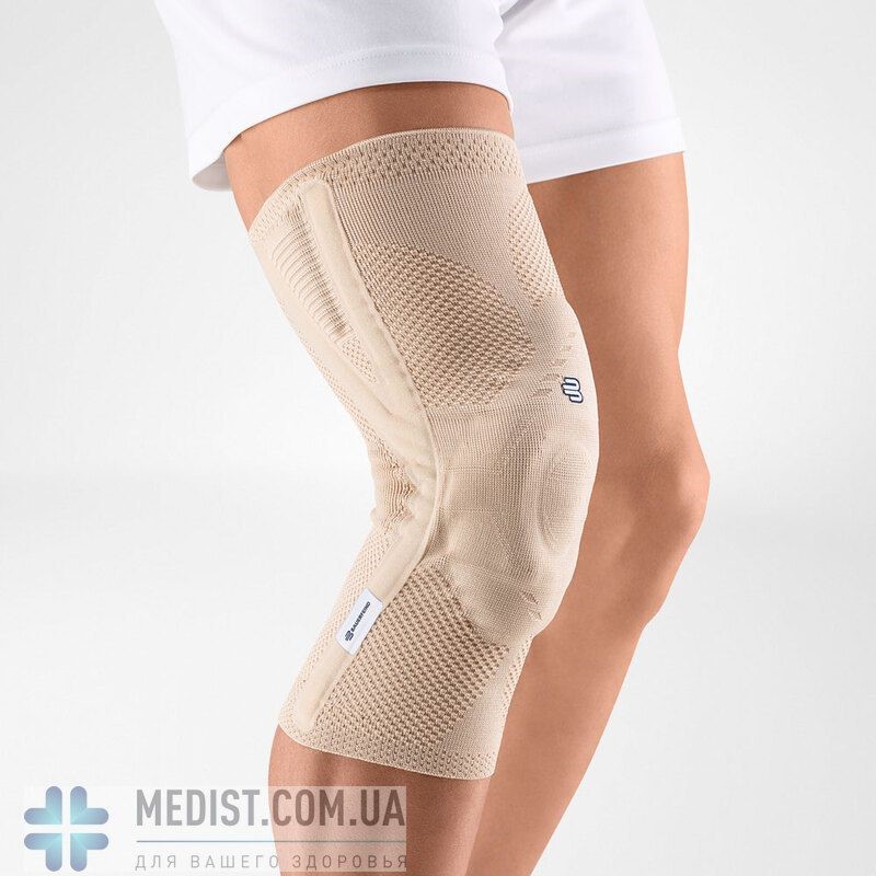 Активный коленный бандаж Bauerfeind GenuTrain P3 - динамический наколенник для оптимального центрирования коленной чашечки - для женщин и мужчин