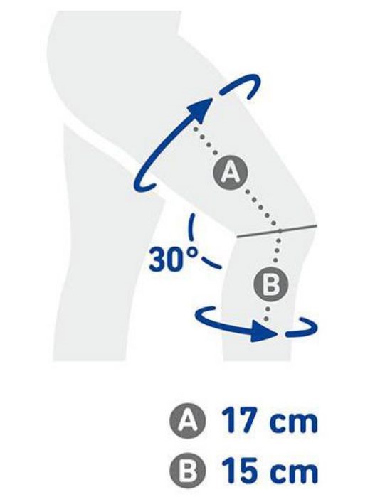 Активный коленный бандаж Bauerfeind GenuTrain P3 - динамический наколенник для оптимального центрирования и комплексной защиты коленной чашечки - для женщин и мужчин - фото 23419