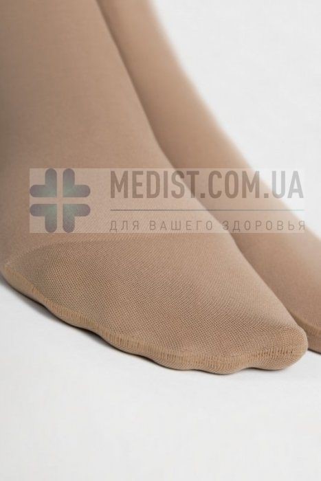Компрессионные гольфы от варикоза Maxis Cotton с микрокапсулами Aloe Vera 2 класс компрессии закрытый носок (мысок) для женщин