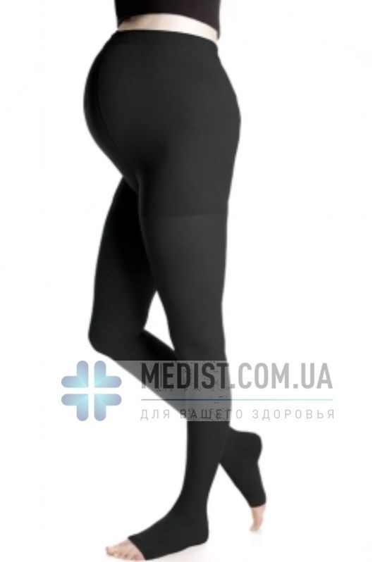 Компрессионные колготы для беременных Maxis Brillant 2 класс компрессии открытый носок (мысок)