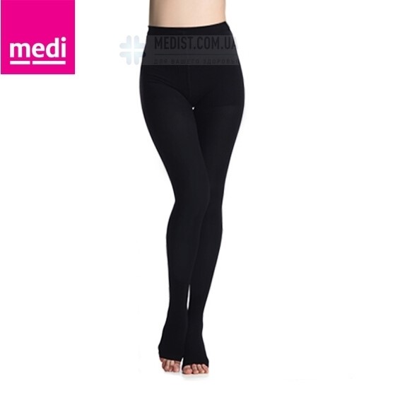 Компрессионные колготы MEDIVEN PLUS medi 3 класс компрессии с открытым и закрытым носком для женщин и мужчин