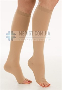 Компрессионные гольфы RELAXSAN MEDICALE COTTON 2 класс компрессии с открытым носком для женщин и мужчин 51% ХЛОПКА Компрессионные гольфы RELAXSAN MEDICALE COTTON 2 класс компрессии с открытым носком для женщин и мужчин 51% ХЛОПКА