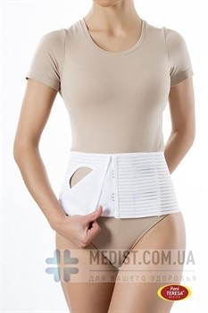 Бандаж абдоминальный с отверстием для стомы Pani Teresa PT-0106