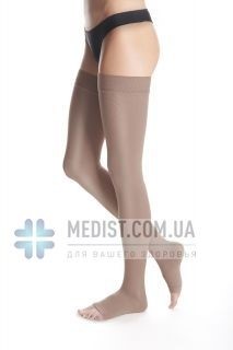 Компрессионные чулки Maxis Brillant 2 класс компрессии с открытым носком для женщин и мужчин ДЛЯ СТАНДАРТНОГО И ШИРОКОГО БЕДРА