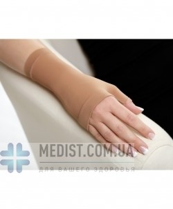 Комбинированный компрессионный рукав с кружевной резинкой Maxis Micro Soft 2 класс компрессии