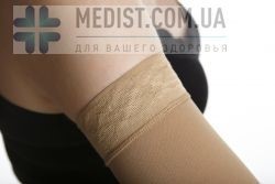 Комбинированный компрессионный рукав с кружевной резинкой Maxis Micro Soft 2 класс компрессии