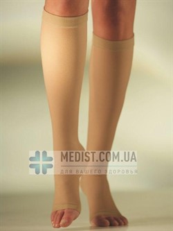 30% КАУЧУКА в составе - Компрессионные гольфы SIGVARIS MEDICAL TRADITIONAL 3 класс компрессии с открытым носком для женщин и мужчин