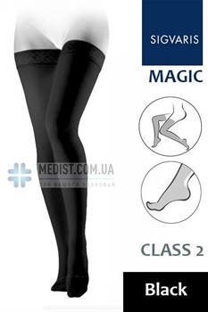 Женские компрессионные чулки Sigvaris MAGIC 1 класс компрессии с закрытым носком
