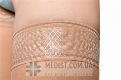 ЖЕНСКИЕ компрессионные чулки Soloventex С КРУЖЕВНОЙ РЕЗИНКОЙ 1 класс компрессии с открытым носком