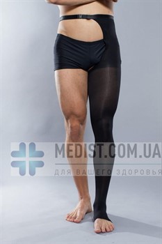 МУЖСКОЙ компрессионный МОНОЧУЛОК Soloventex 2 класс компрессии с открытым носком ХЛОПОК МУЖСКОЙ компрессионный МОНОЧУЛОК Soloventex 2 класс компрессии с открытым носком ХЛОПОК