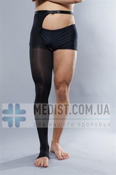 МУЖСКОЙ компрессионный МОНОЧУЛОК Soloventex 2 класс компрессии с открытым носком ХЛОПОК МУЖСКОЙ компрессионный МОНОЧУЛОК Soloventex 2 класс компрессии с открытым носком ХЛОПОК