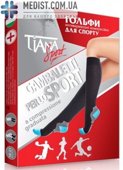 Компрессионные гольфы для спорта Tiana 1 класс компрессии с закрытым носком ДЛЯ ЖЕНЩИН И МУЖЧИН
