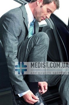 МУЖСКИЕ компрессионные профилактические гольфы для путешествий и перелетов medi travel men с закрытым носком