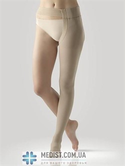 23% ХЛОПОК Компрессионный ЧУЛОК НА ОДНУ НОГУ ДЛЯ СТАНДАРТНОГО И ШИРОКОГО БЕДРА Lastofa Cotton Ofa Bamberg 2 класс компрессии с открытым носком ДЛЯ ЖЕНЩИН И МУЖЧИН