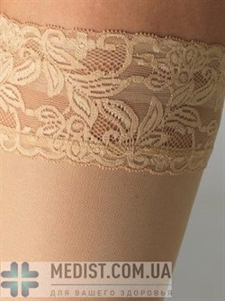 ЖЕНСКИЕ компрессионные чулки с КРУЖЕВНОЙ РЕЗИНКОЙ Gilofa Fine Ofa Bamberg профилактические с закрытым носком