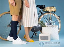 Компрессионные гольфы для путешествий  Gilofa 2000 Ofa Bamberg с АЛОЕ ВЕРА профилактические с закрытым носком ДЛЯ ЖЕНЩИН И МУЖЧИН