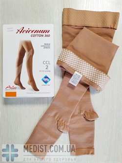 60% ХЛОПОК компрессионные чулки Aries Avicenum 360 2 класс компрессии с открытым носком ДЛЯ ЖЕНЩИН И МУЖЧИН