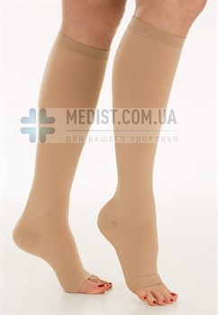 Компрессионные гольфы RELAXSAN МEDICALE SOFT 2 класс компрессии с открытым носком для женщин и мужчин