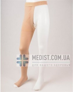 Компрессионный моночулок на поясе VARISAN Medico второй класс компрессии открытый носок для женщин и мужчин