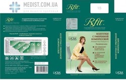 Женские компрессионные колготы от варикоза RxFit c умеренной компрессией (профилактика) Женские компрессионные колготы от варикоза RxFit c умеренной компрессией (профилактика)