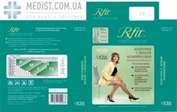 Женские компрессионные колготы от варикоза RxFit с легкой компрессией (профилактика)
