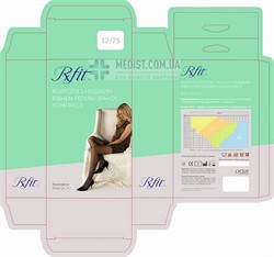 Женские компрессионные колготы от варикоза RxFit с легкой компрессией (профилактика)