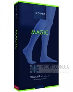 Женские компрессионные чулки Sigvaris MAGIC 2 класс компрессии с закрытым носком
