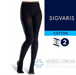 Компрессионные колготы SIGVARIS MEDICAL COTTON 2 класс компрессии с открытым и закрытым носком для женщин и мужчин 14% ХЛОПКА