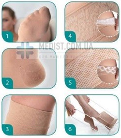 КОМПРЕССИОННЫЕ ЧУЛКИ MAXIS TRANSPARENT 2 КЛАСС КОМПРЕССИИ С ЗАКРЫТЫМ НОСКОМ