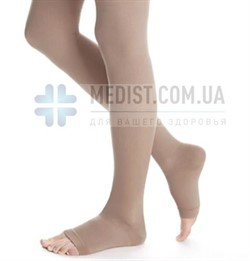 Женские компрессионные колготы от варикоза Maxis Micro 2 класс компрессии открытый носок (мысок)