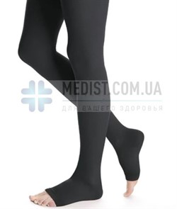 Женские компрессионные колготы от варикоза Maxis Micro 2 класс компрессии открытый носок (мысок)