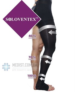 МУЖСКОЙ компрессионный МОНОЧУЛОК Soloventex 2 класс компрессии с открытым носком ХЛОПОК - фото 18704 МУЖСКОЙ компрессионный МОНОЧУЛОК Soloventex 2 класс компрессии с открытым носком ХЛОПОК - фото 18704