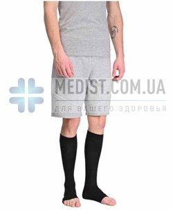 Компрессионные гольфы Soloventex 2 класс компрессии хлопок открытый носок для мужчин