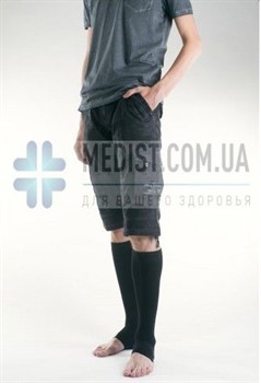 Компрессионные гольфы Soloventex 2 класс компрессии хлопок открытый носок для мужчин