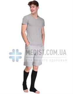 Компрессионные гольфы Soloventex 1 класс компрессии хлопок открытый носок  для мужчин