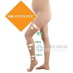КОМПРЕССИОННЫЕ КОЛГОТЫ ДЛЯ БЕРЕМЕННЫХ ОТ ВАРИКОЗА SOLOVENTEX 160 DEN (АНТИВАРИКОЗНЫЕ), 1 КЛАСС КОМПРЕССИИ