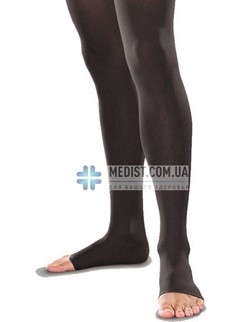 Алком 7053 мужские компрессионные колготы от варикоза (трико) 3 класс компрессии открытый носок (мысок)