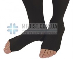 Компрессионные чулки Алком basic care 1 класс компрессии с открытым носком ДЛЯ ЖЕНЩИН И МУЖЧИН