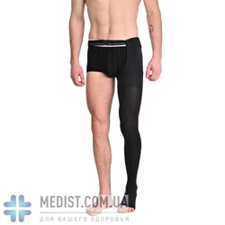 МУЖСКОЙ компрессионный МОНОЧУЛОК Soloventex Comfort 2 класс компрессии с открытым носком