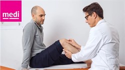 ХЛОПОК В СОСТАВЕ шина для коленного сустава medi protect.Knee immobilizer universal ДЛЯ ЖЕНЩИН И МУЖЧИН