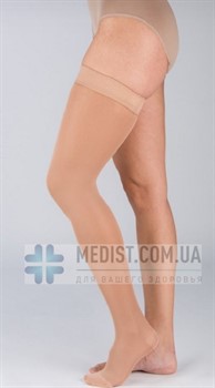 Компрессионные чулки от варикоза RxFit 2 класс компрессии с силиконовой резинкой и закрытым носком для женщин и мужчин